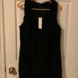 NWT black vest